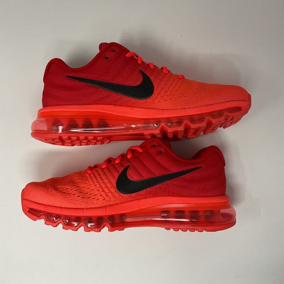 Nike Air Max 2017 Crimson Red Black 849559-602 Running Men\'s 9 Women 10.5 main image 7